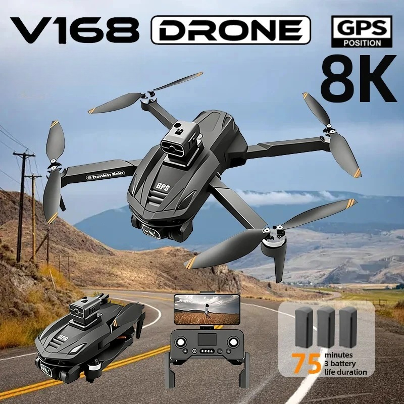 Drone GPS professionnel V168 o - Drone Lidar avis et prix