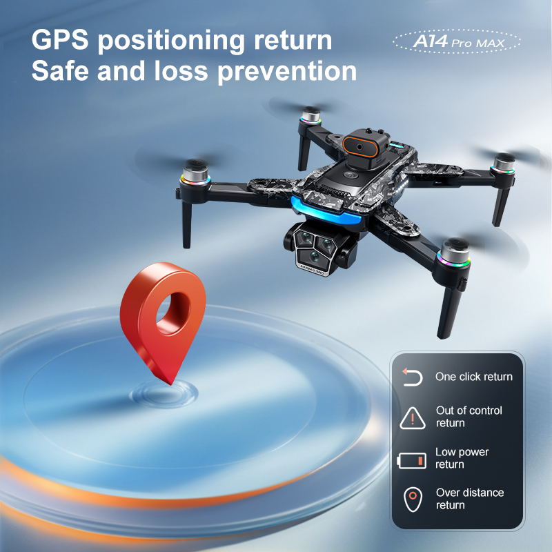 Drone GPS A14 Pro Max 2026 ave - Drone Mapping avis et prix