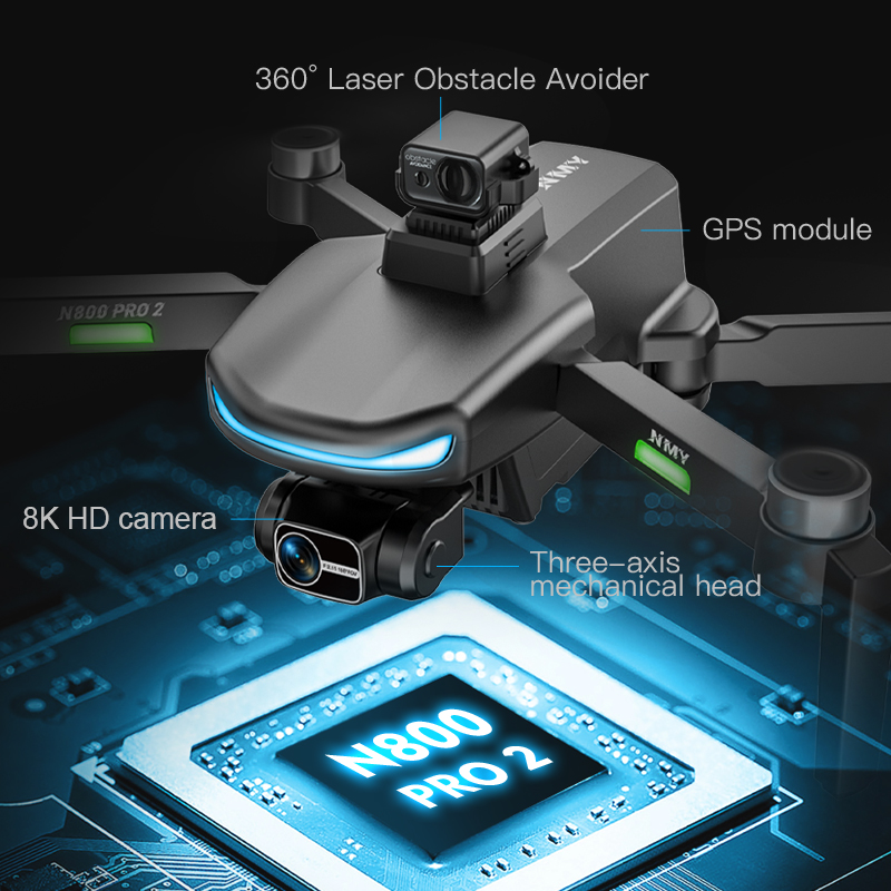 Drone GPS N800 PRO 2 Professio - Drone Lidar avis et prix