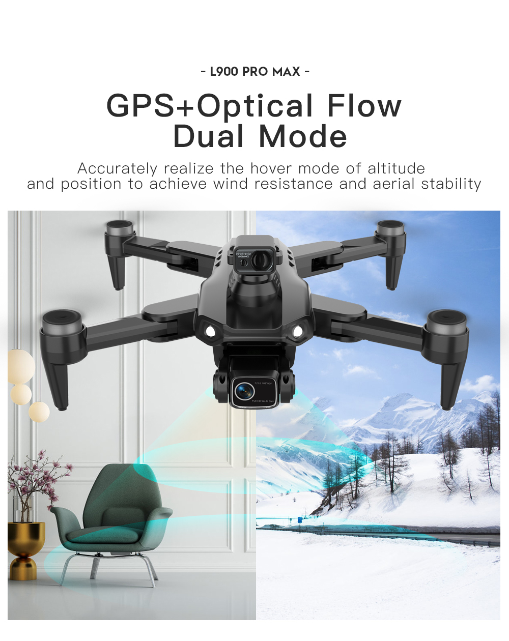LYZRC L900 PRO MAX Laser évite - Drone Lidar avis et prix